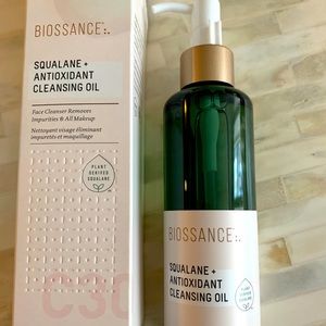 Biossance squalane and antioxidant cleansing oil
